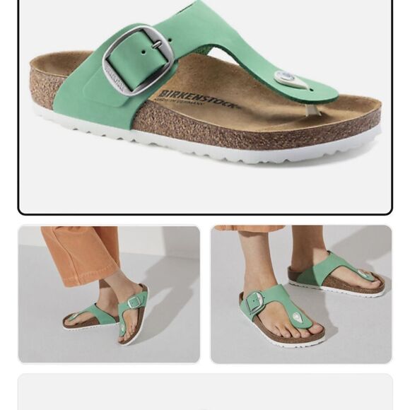 Birkenstock Gizeh Big Buckle Sandal Jade green 37 - Picture 4 of 9